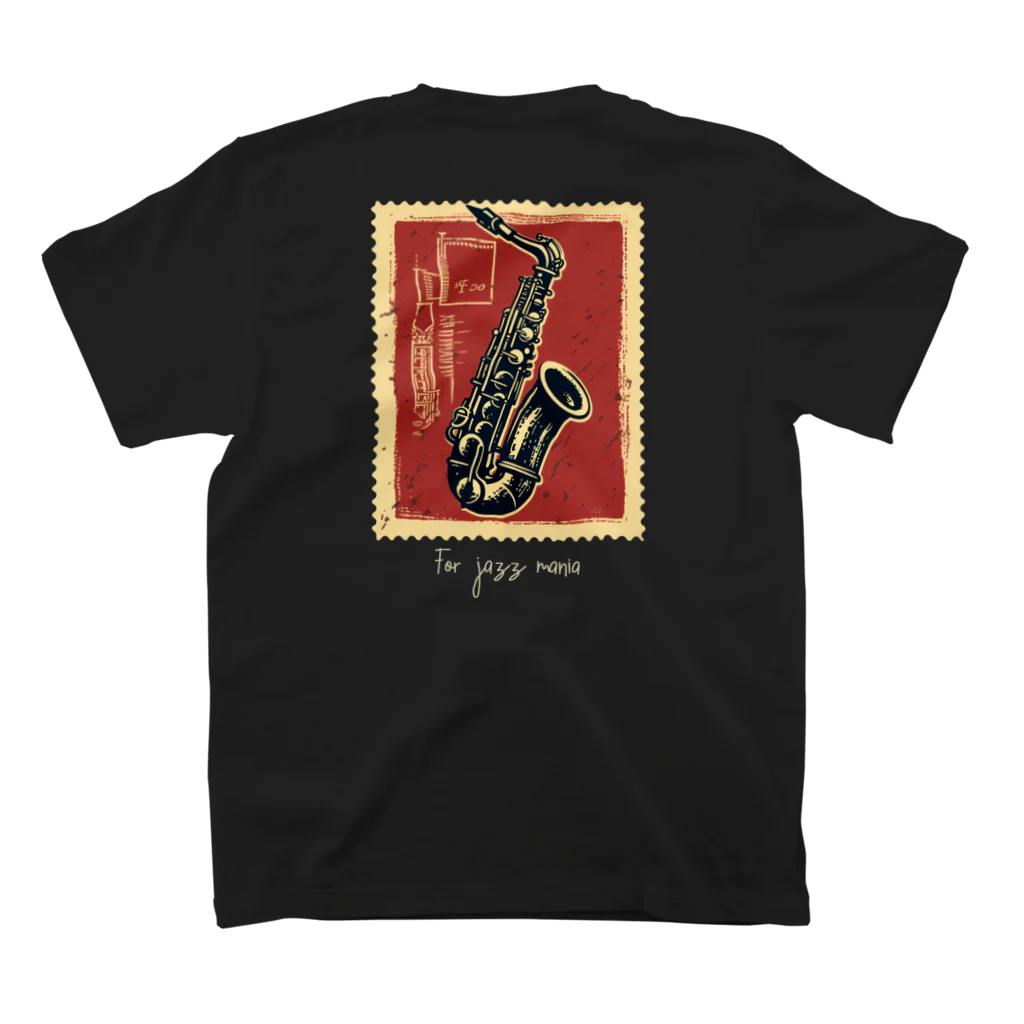 ryos  デザインショップ のFor jazz mania スタンダードTシャツの裏面