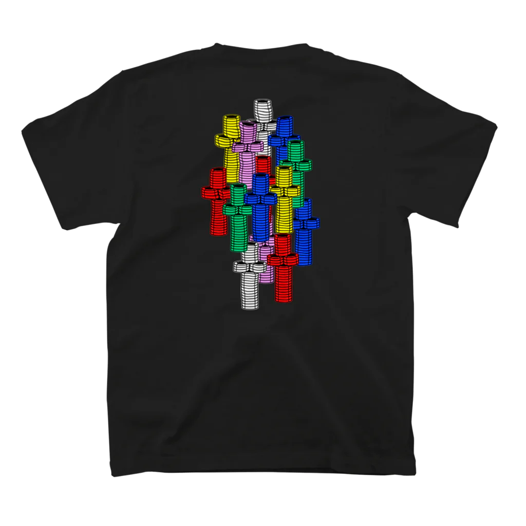 sting sting.410410のsting sting.Cross multicolor logo(BK) Regular Fit T-Shirtの裏面