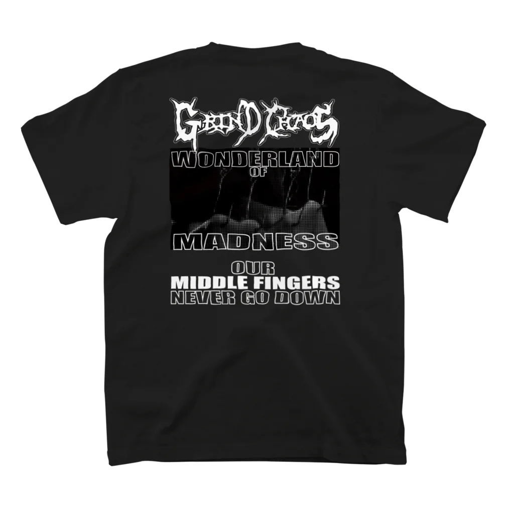 GrindChaosのGRIND CHAOS PHOTO TEE/WHITE スタンダードTシャツの裏面