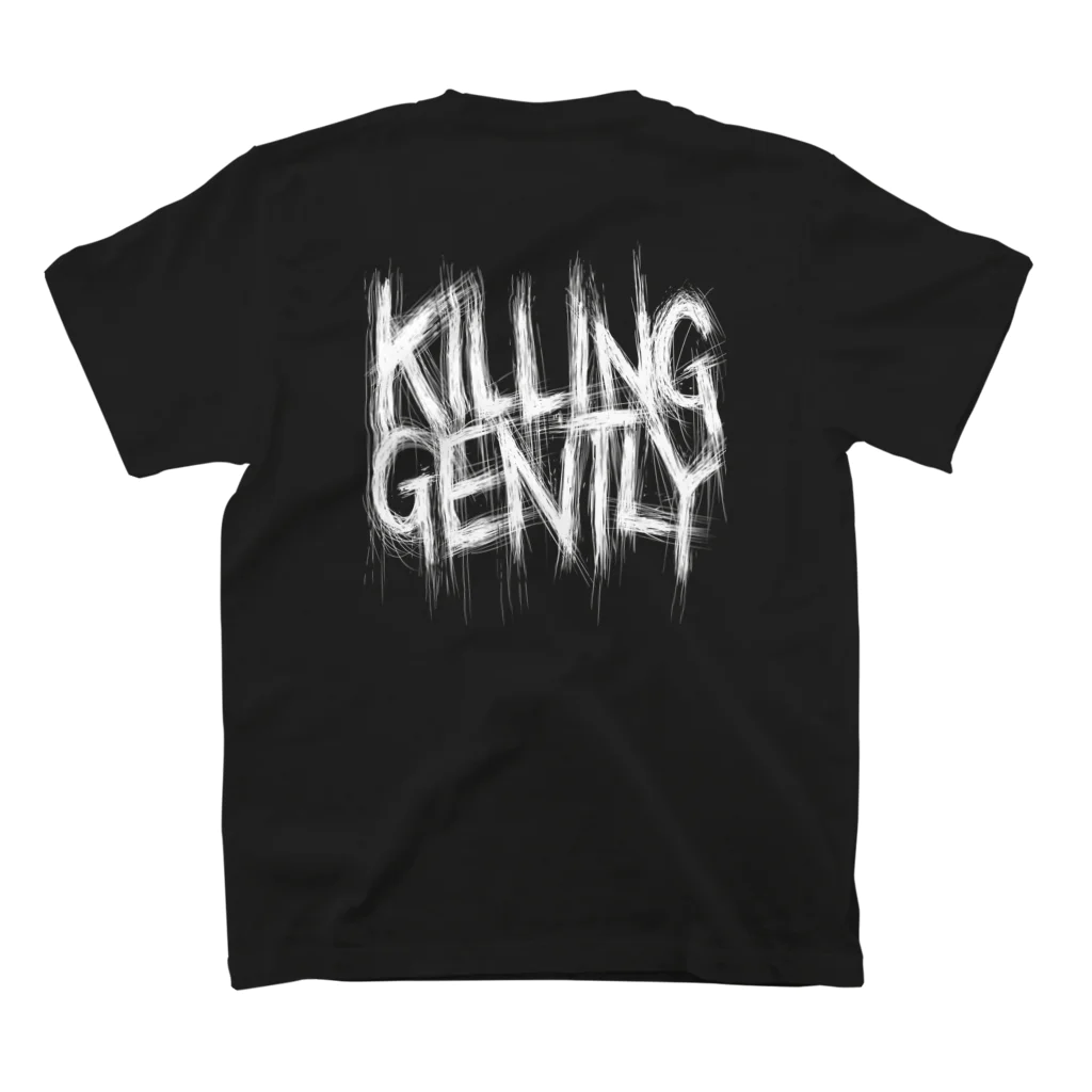 愛斗平和のKILLING GENTLY スタンダードTシャツの裏面