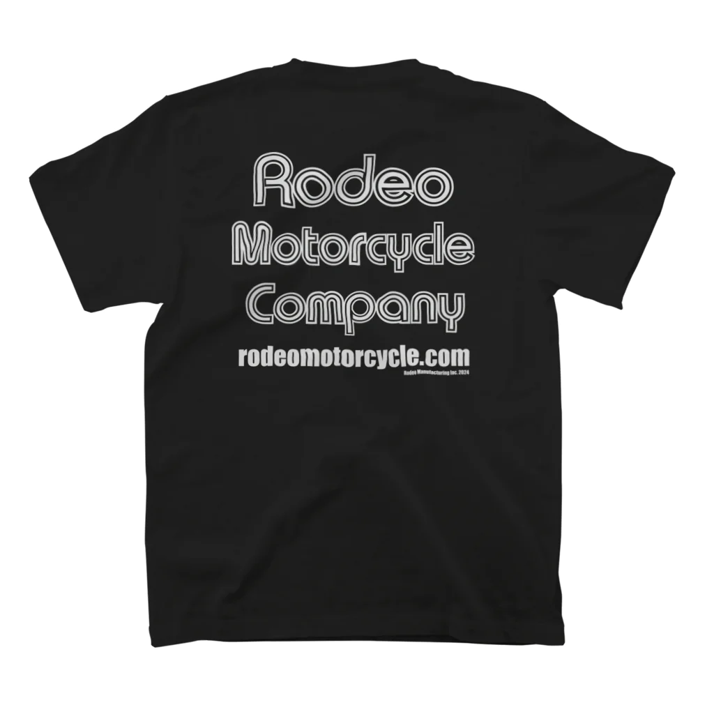 RODEO MOTORCYCLEのロデオ モーターサイクルのオフィシャルグッズ Regular Fit T-Shirtの裏面