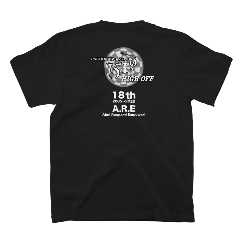 ichikoのHIGH OFF 18th ブラック スタンダードTシャツの裏面