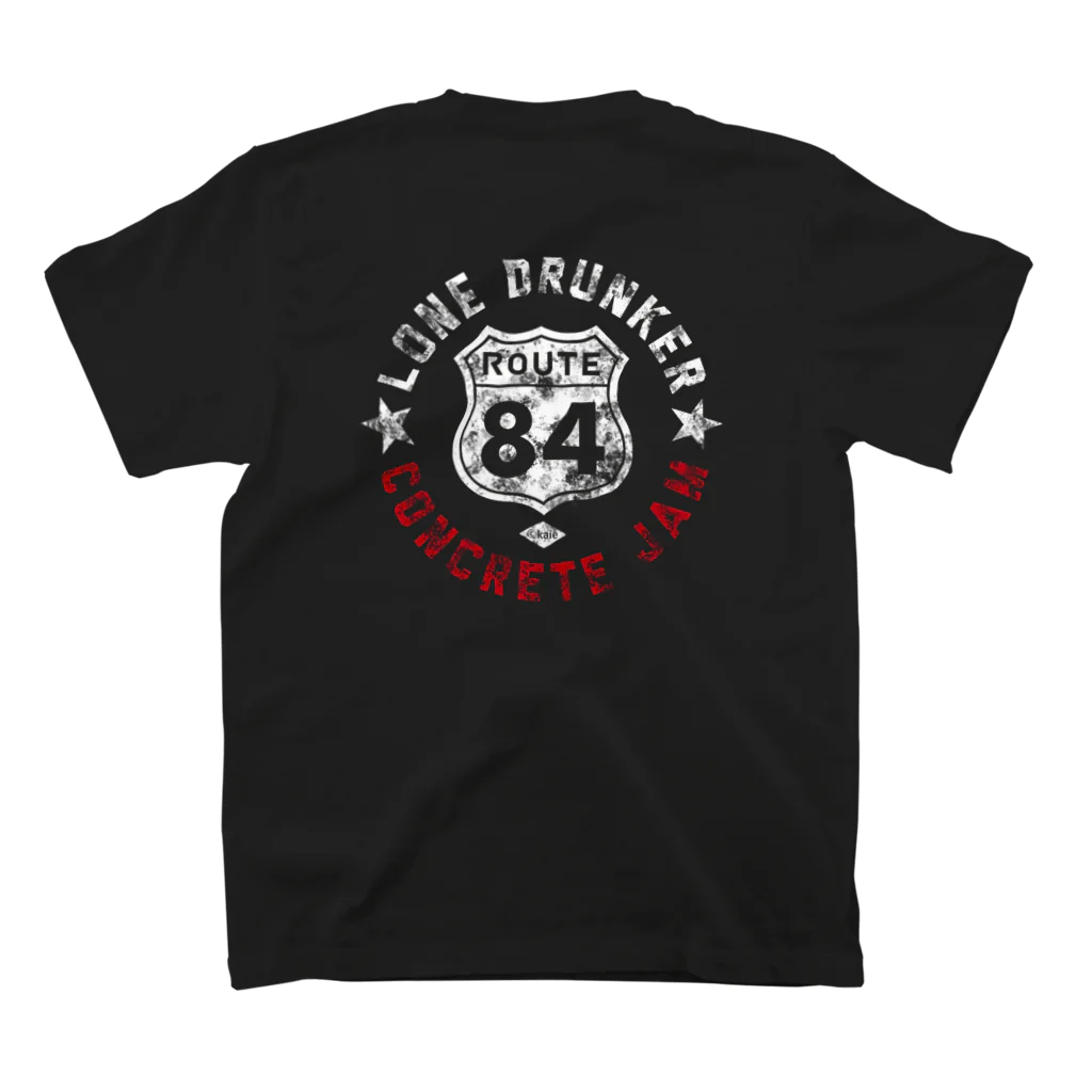 kaie@lone drunker‼︎のROUTE84 スタンダードTシャツの裏面