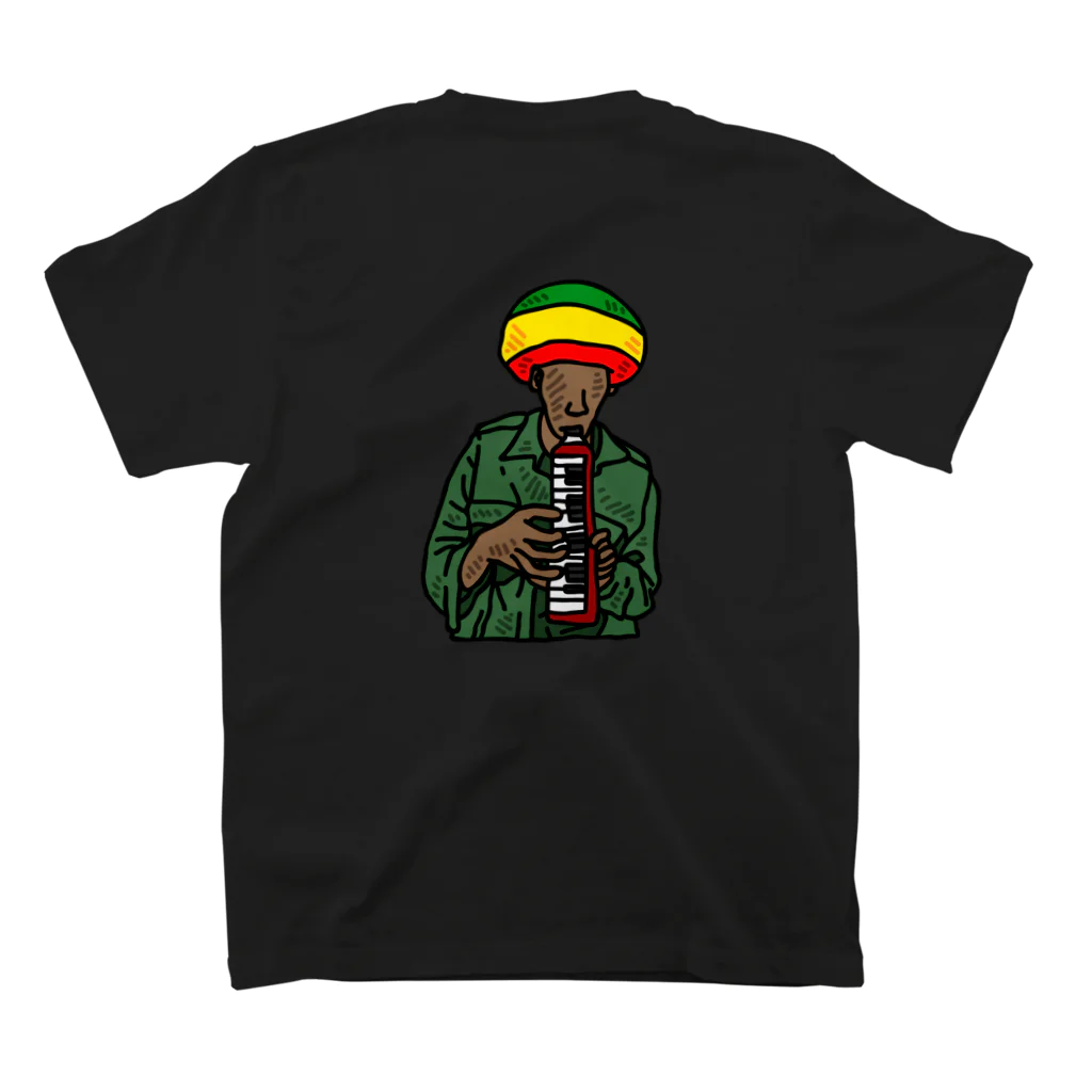 GofDのReggae Vibes (レゲエバイブス) Regular Fit T-Shirtの裏面