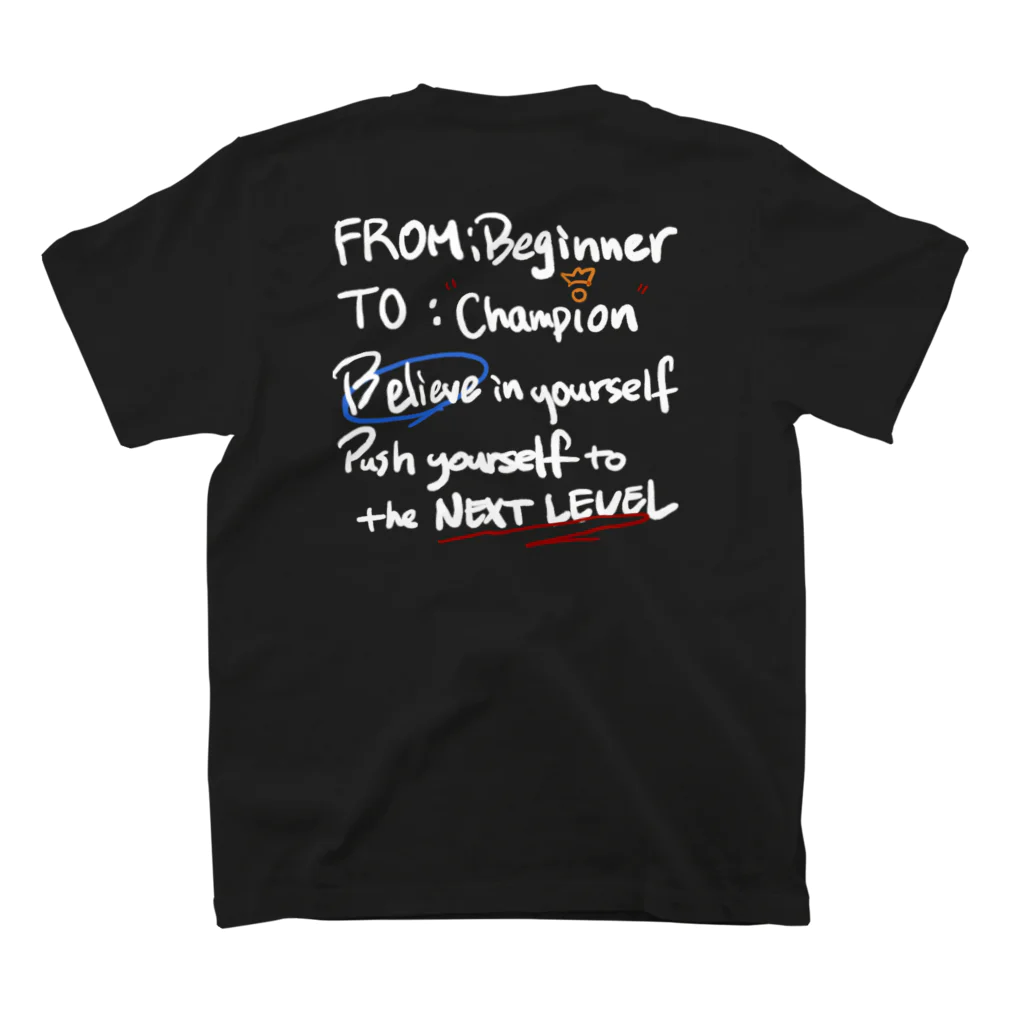 白虎武術のTo champion ver.2 Regular Fit T-Shirtの裏面