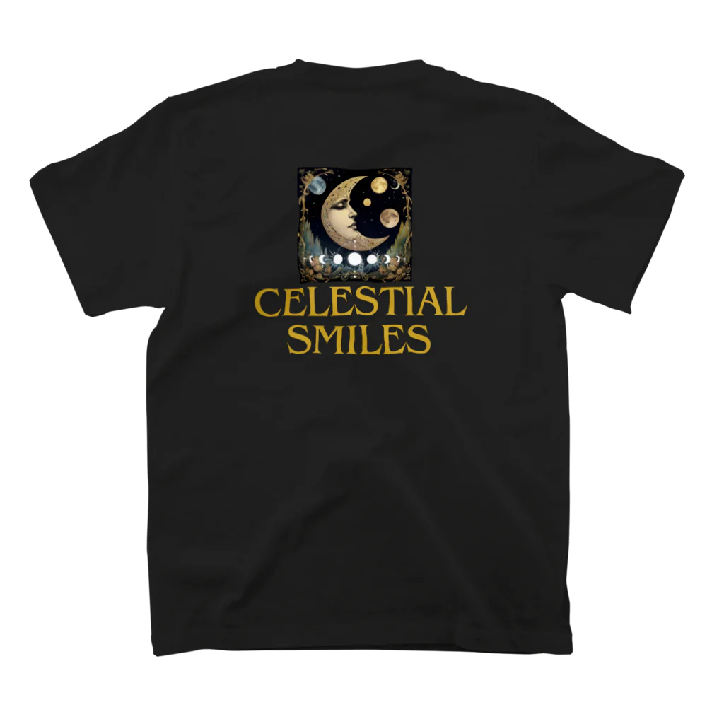 Mellow-Skyの「Celestial Smiles（天空の微笑み）」 スタンダードTシャツの裏面