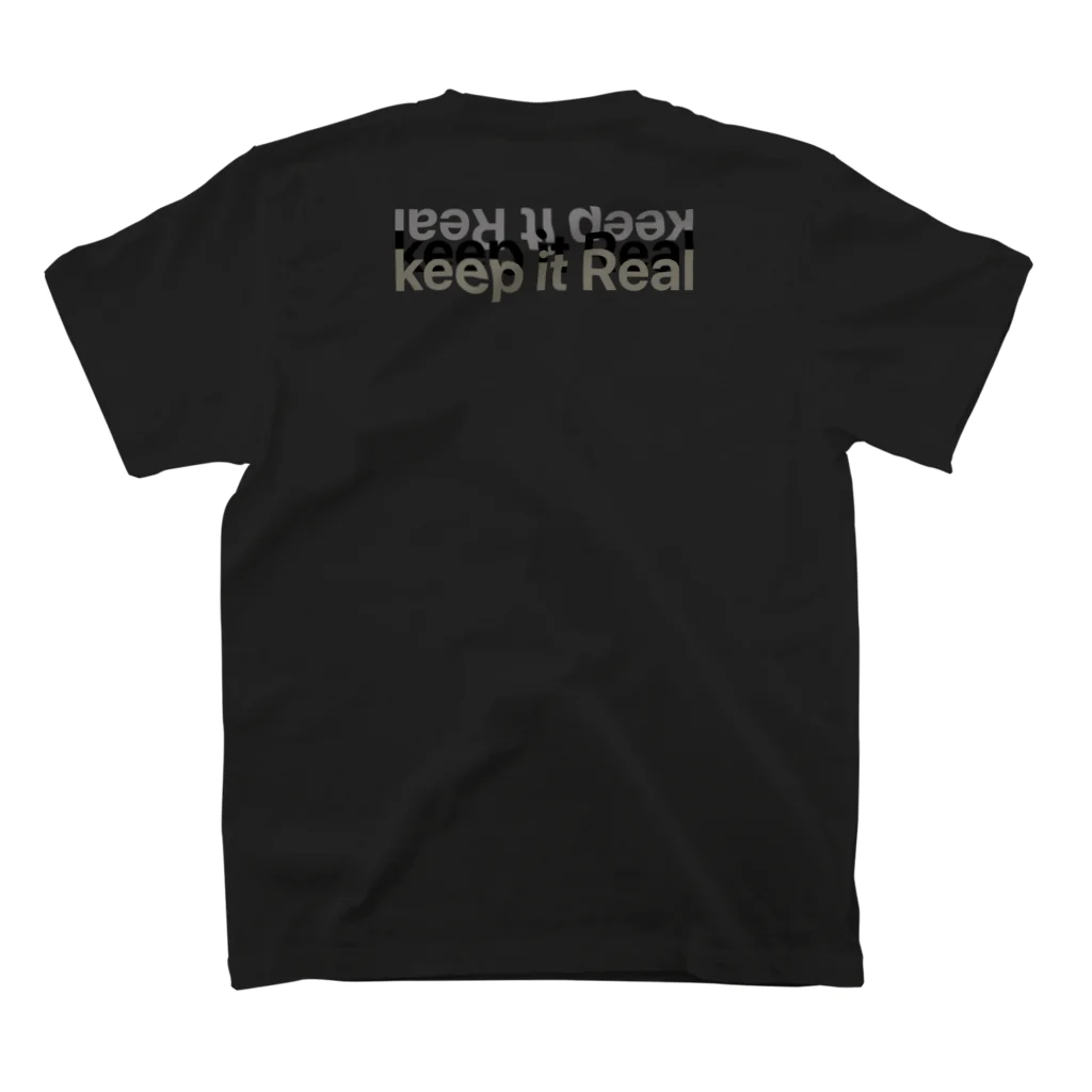 Paypayのkeep it Real スタンダードTシャツの裏面