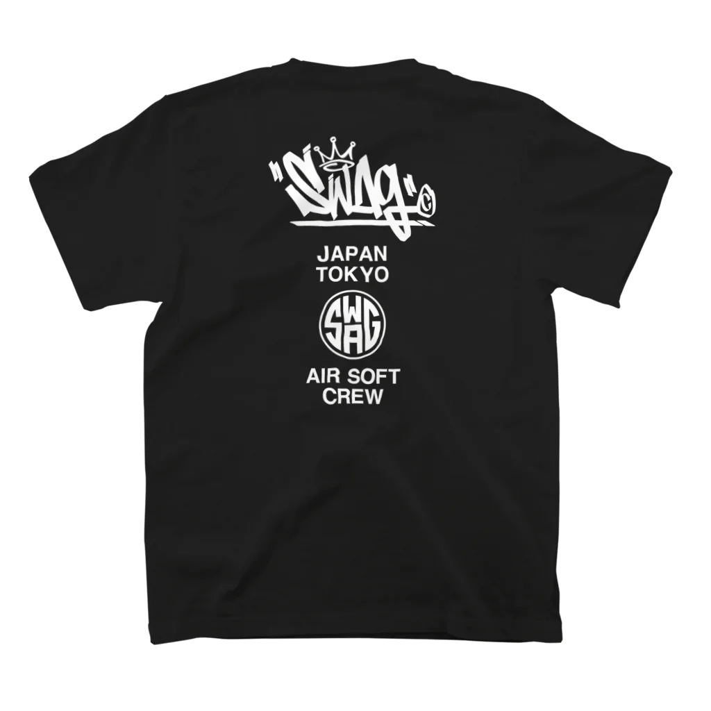 SWAG_crewのswag_logo スタンダードTシャツの裏面