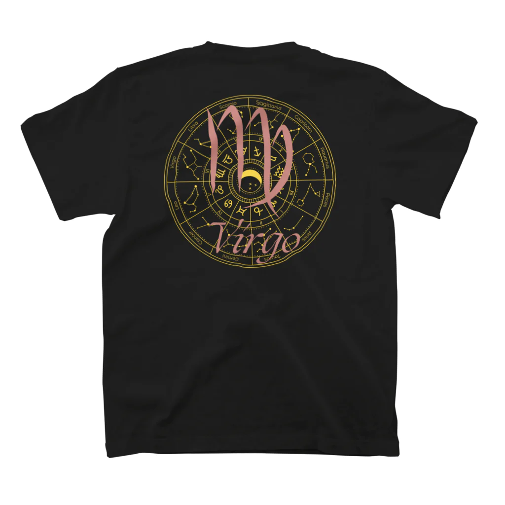 tsukino-utenaの星めぐり《Virgo・乙女座》 スタンダードTシャツの裏面