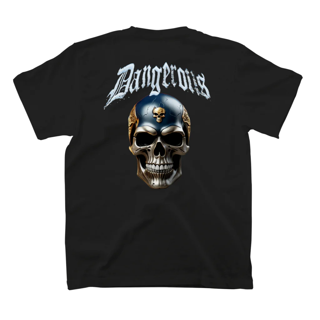 WANTED BIKERのSKULL BIKER-12-W スタンダードTシャツの裏面