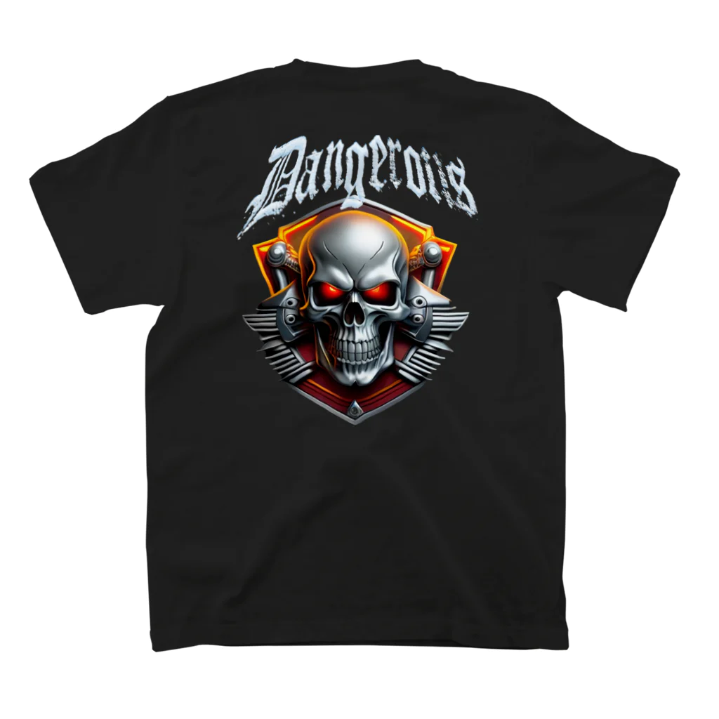 WANTED BIKERのSKULL BIKER-1３-W Regular Fit T-Shirtの裏面