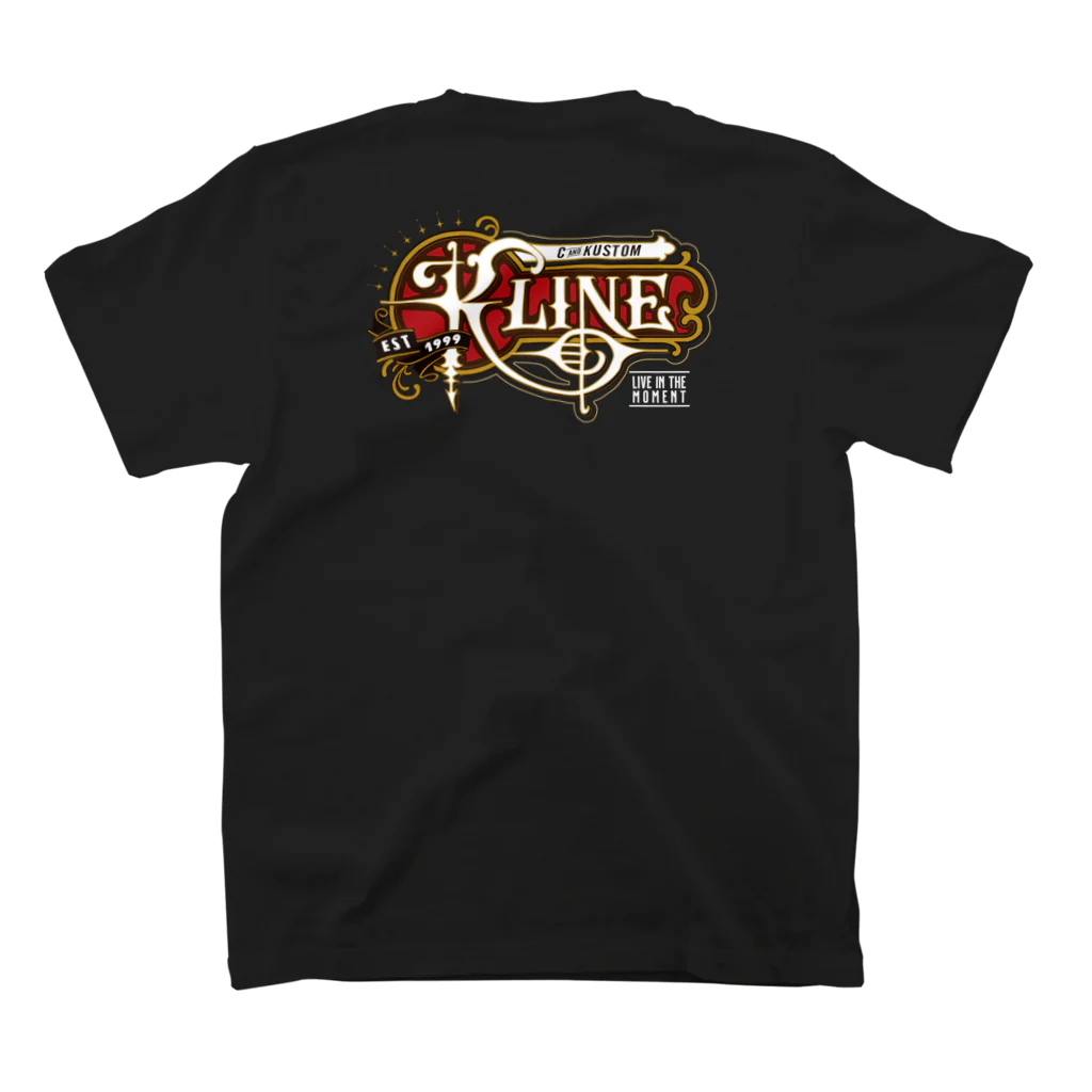 K-LINE_KUSTOMWORKのK-LINE Logo design 2021 スタンダードTシャツの裏面