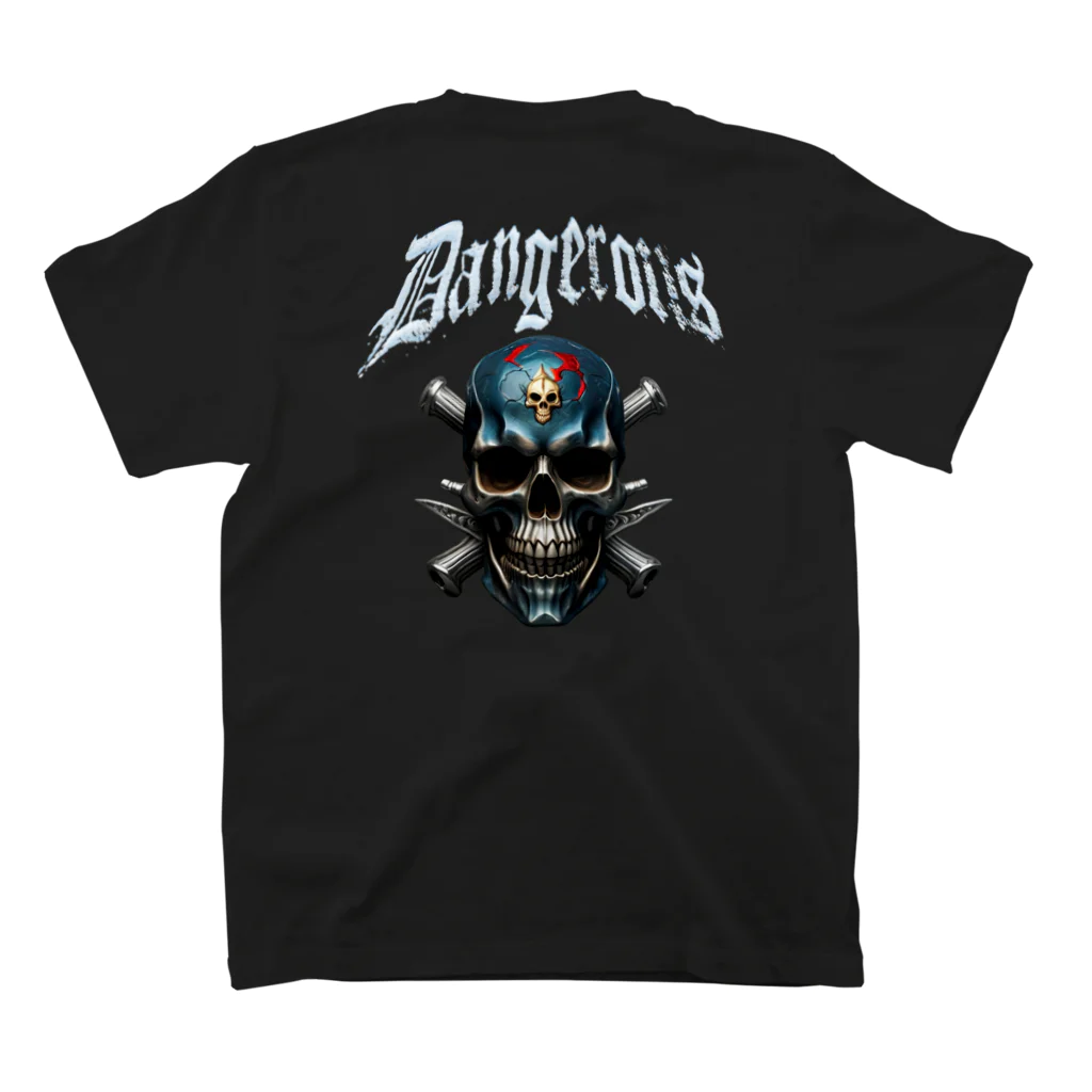 WANTED BIKERのSKULL BIKER-32-W スタンダードTシャツの裏面