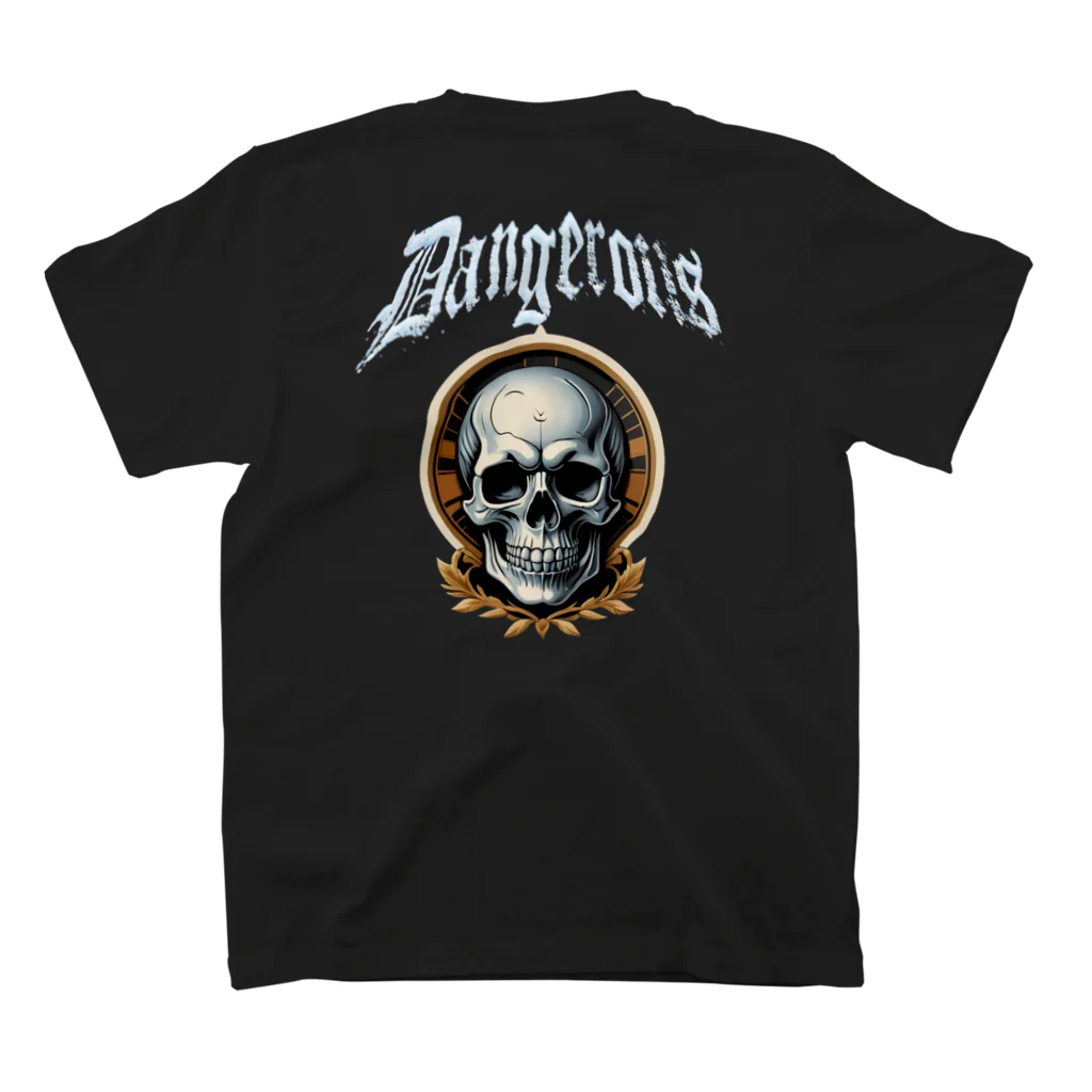 WANTED BIKERのSKULL BIKER-33-W スタンダードTシャツの裏面