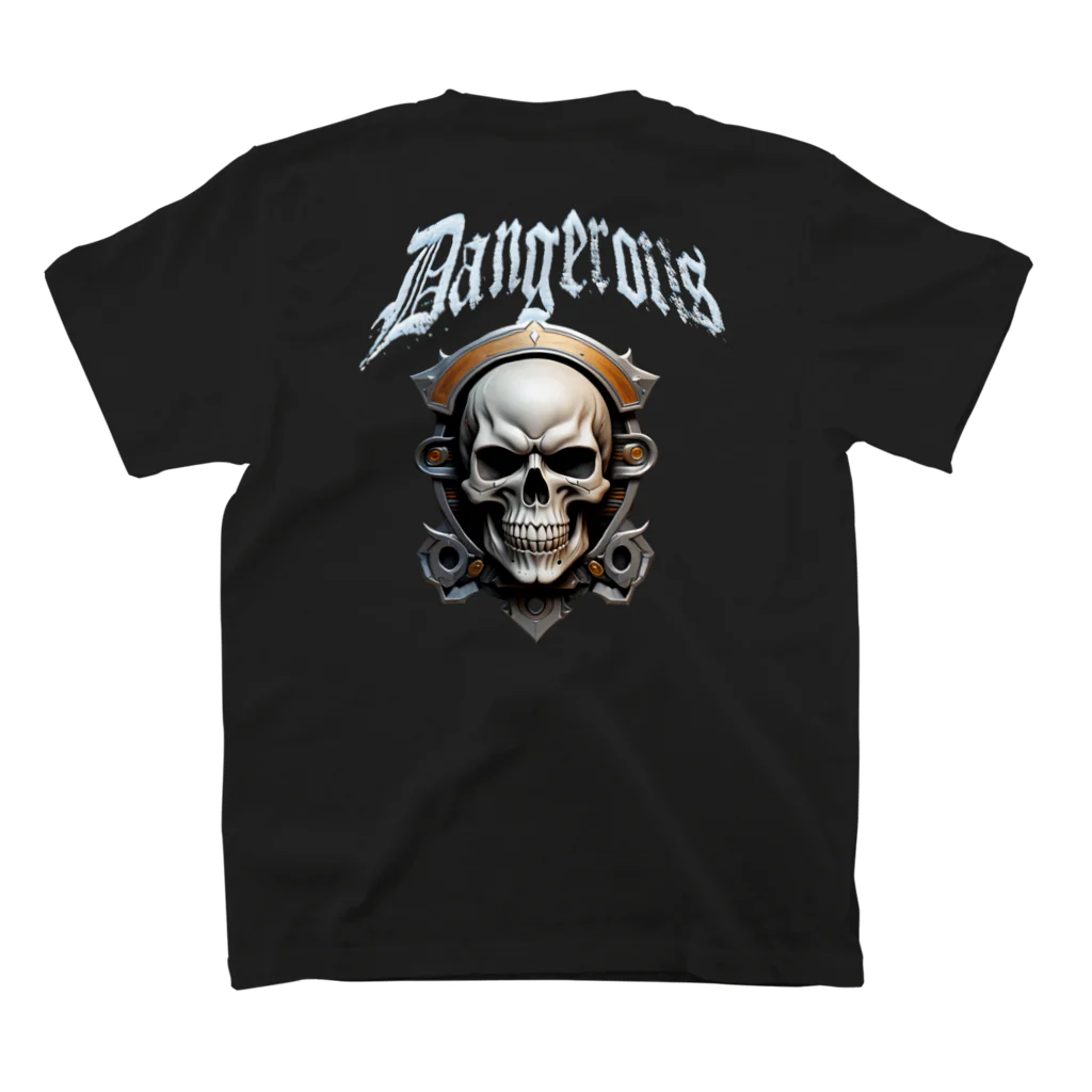 WANTED BIKERのSKULL BIKER-34-W スタンダードTシャツの裏面