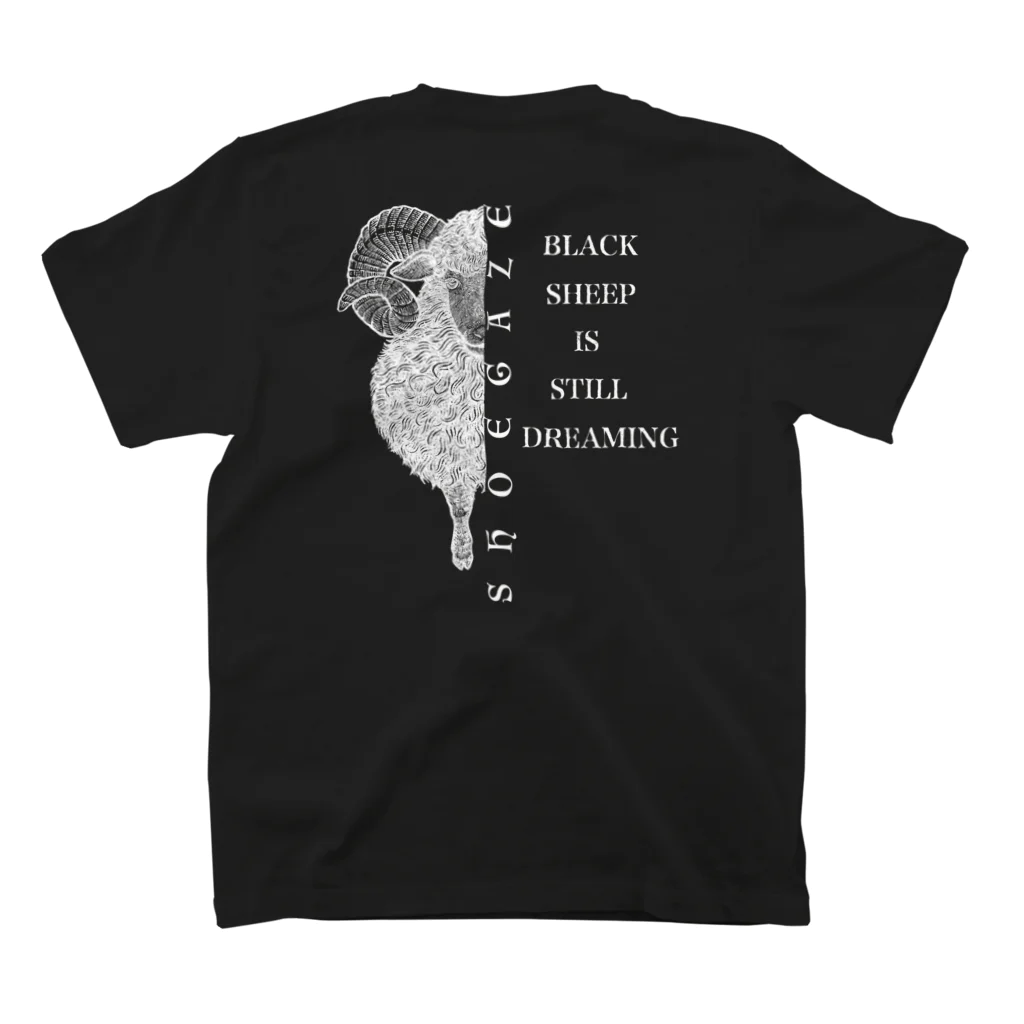 COLLAPSEのSHOEGAZING BLACK SHEEP スタンダードTシャツの裏面