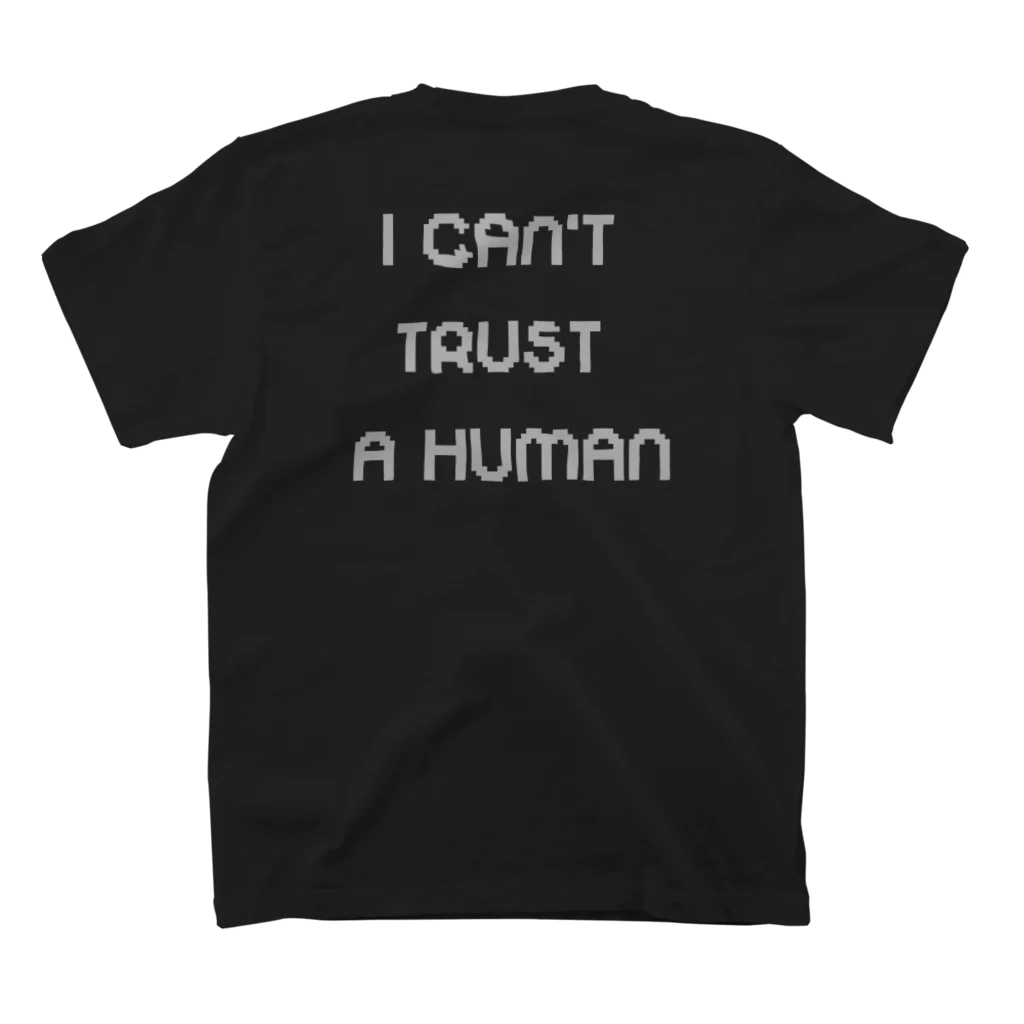the Blue MatterのGrass Poet「I CAN'T TRUST A HUMAN」TEE Regular Fit T-Shirtの裏面