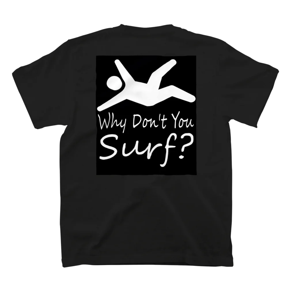 𝕜𝕒𝕫𝕥𝕠のWhyDontYouSurf-SegoeScript スタンダードTシャツの裏面