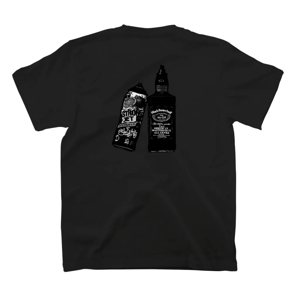 GAB's worksのAlcohol Graffiti スタンダードTシャツの裏面