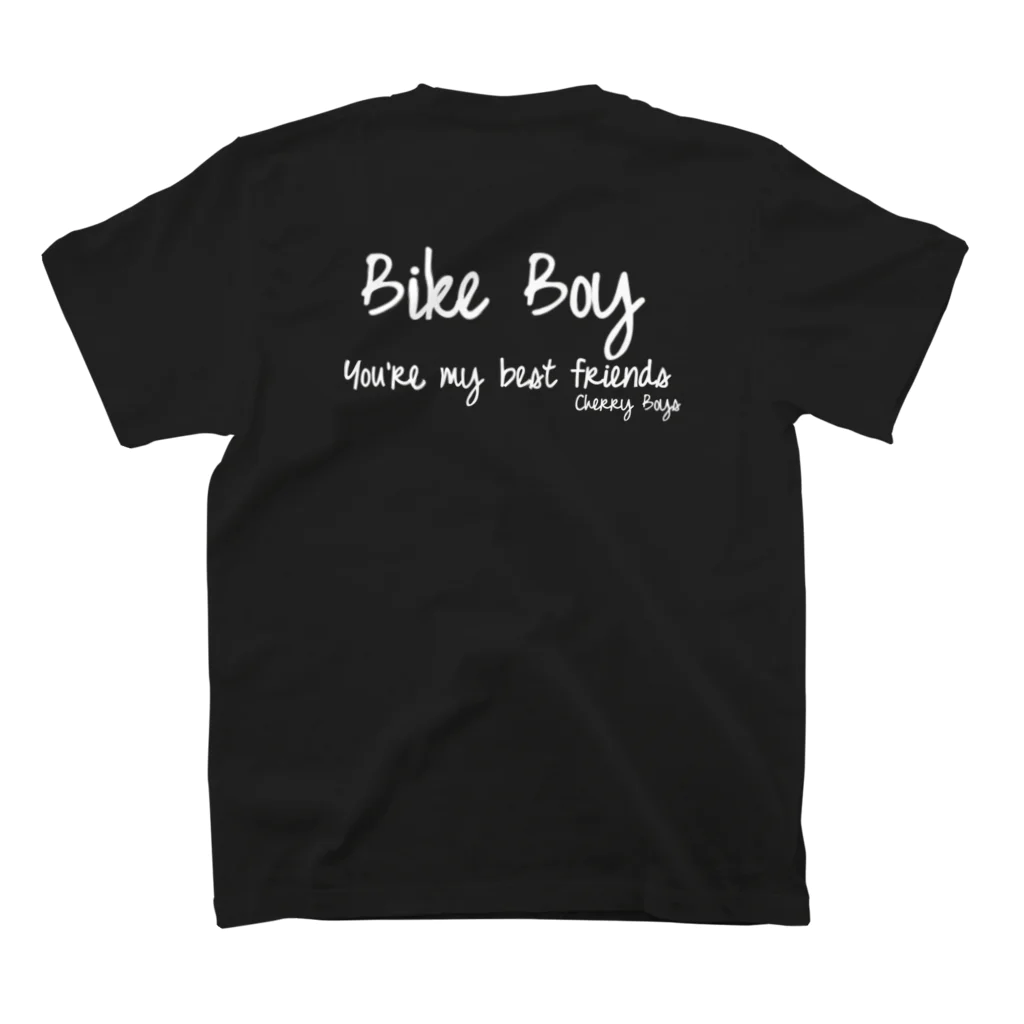 CherryBoysのバイクボーイwhite スタンダードTシャツの裏面