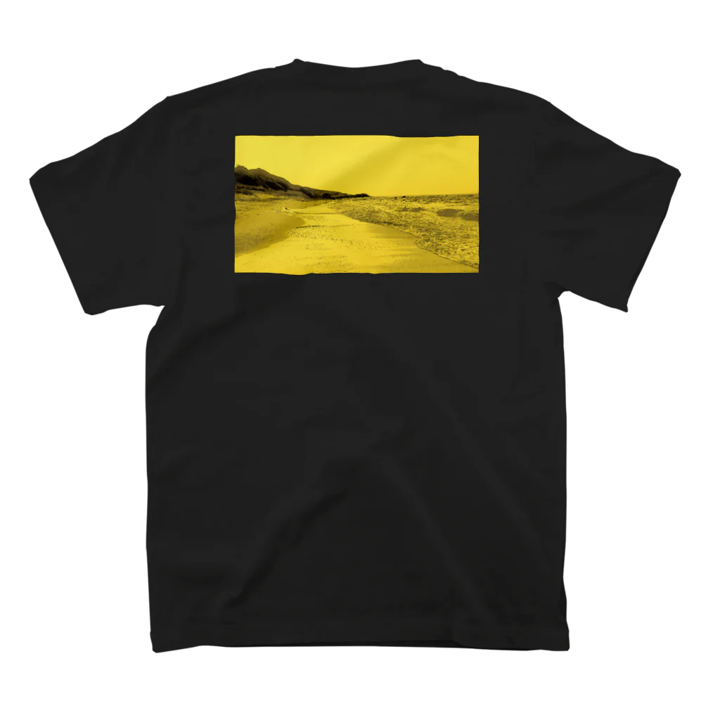 FahrenheitのShore on the back yellow スタンダードTシャツの裏面