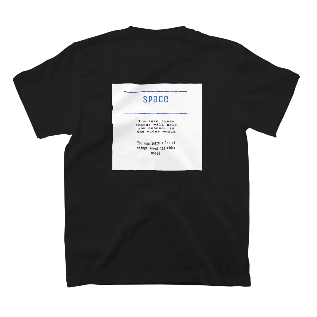 space＆mt_officialのキリン スタンダードTシャツの裏面