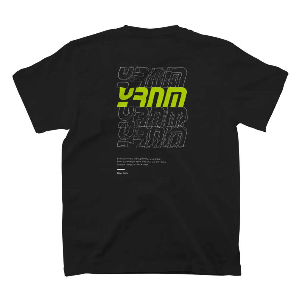 YRNMの YRNM Sci-Fi スタンダードTシャツの裏面