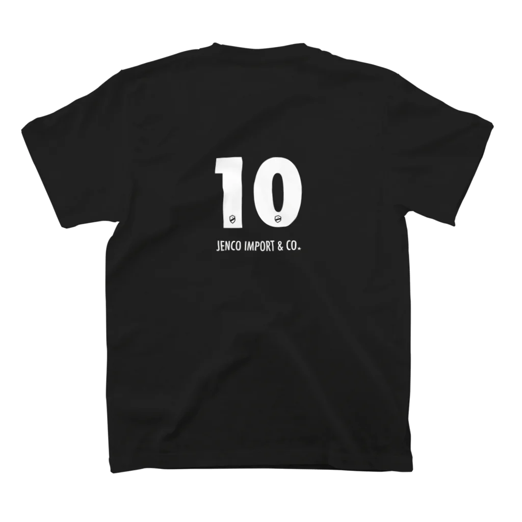 JENCO IMPORT & CO.のJENCO 2019SS_Lucky Number10 スタンダードTシャツの裏面