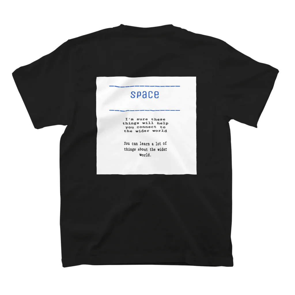 space＆mt_officialのキリン スタンダードTシャツの裏面