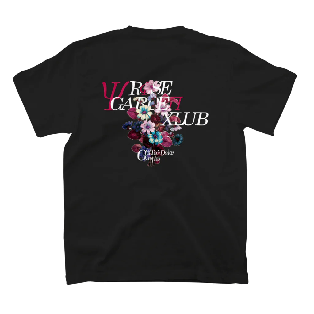 Samurai GardenサムライガーデンのROSE GARDEN XLUB スタンダードTシャツの裏面