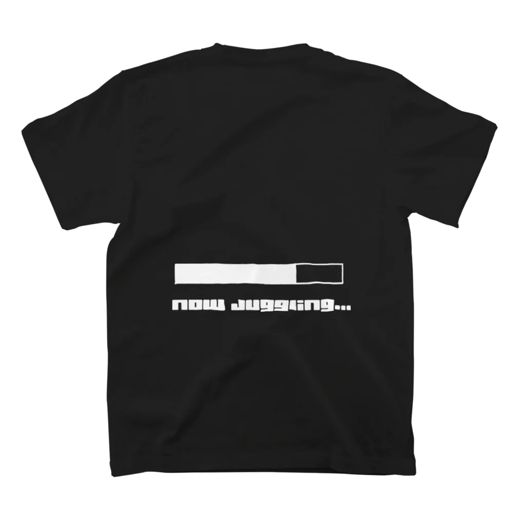 JuggloriousのJuggloriousT(インク:白) スタンダードTシャツの裏面