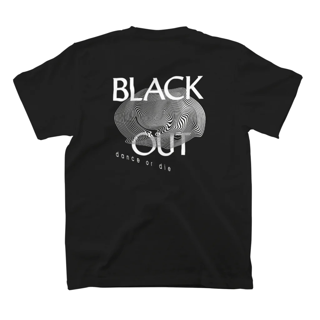 ᵈʳᵓᵇᵘᶮᵉのBLACKOUT スタンダードTシャツの裏面