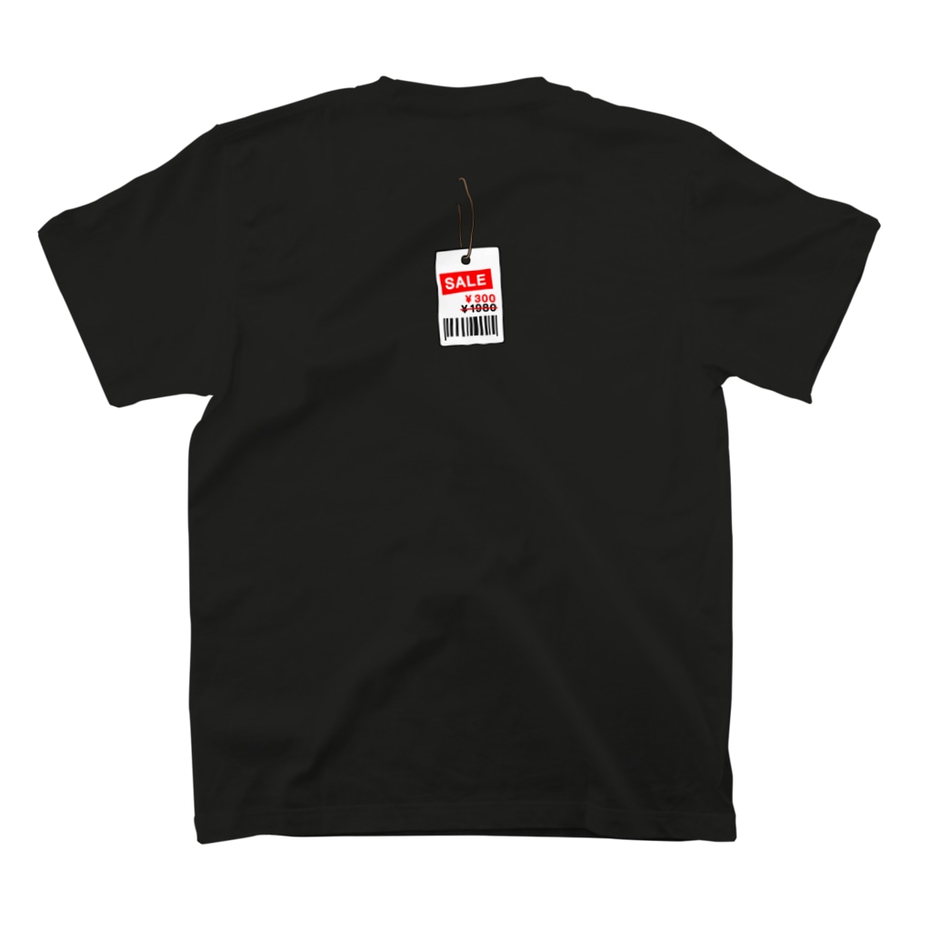 すとろべりーガムFactoryの【バックプリント】値札取り忘れ ver.2  Regular Fit T-Shirtの裏面