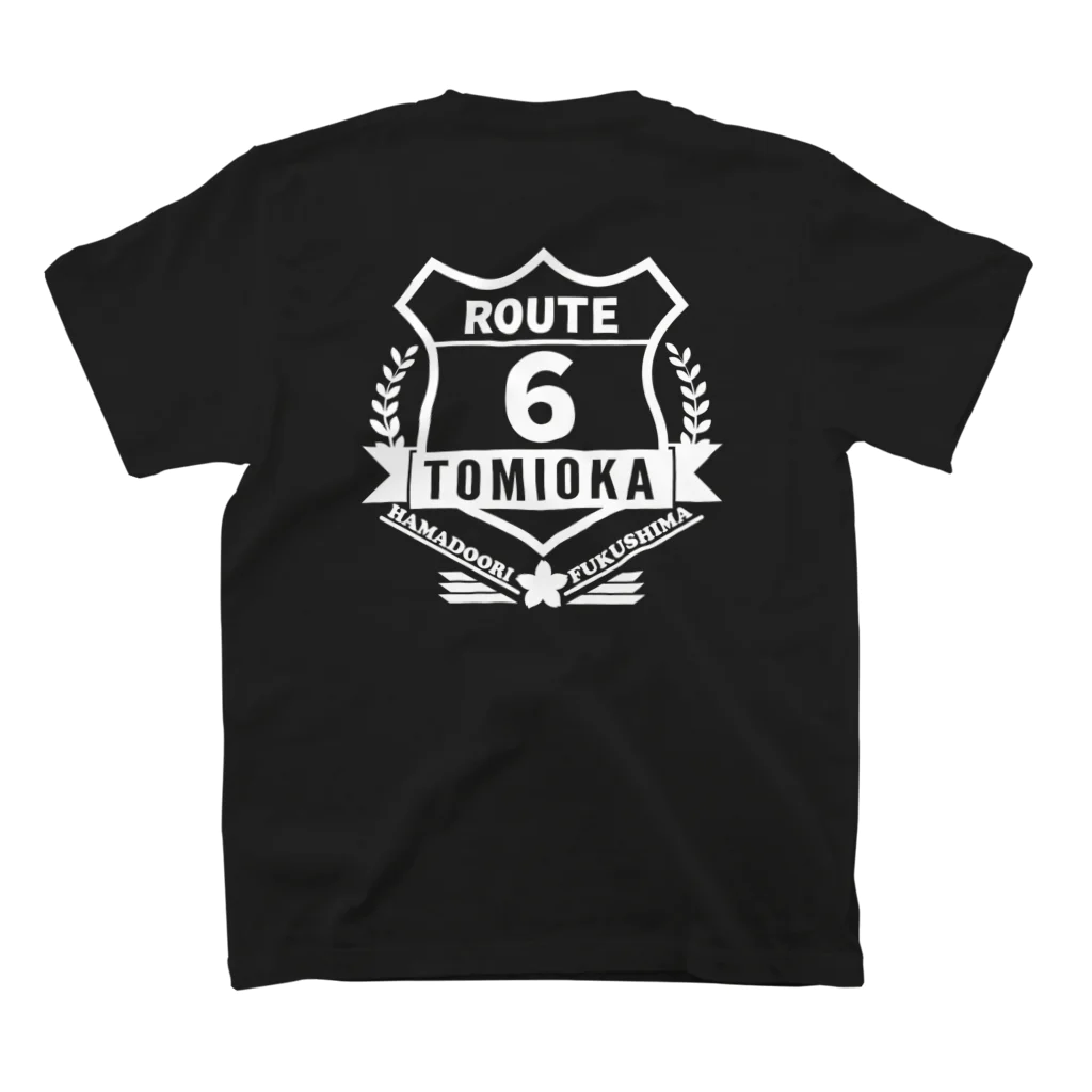 KUMA DESIGIN WORKSのROUTE6 富岡ver. -サクラ- スタンダードTシャツの裏面