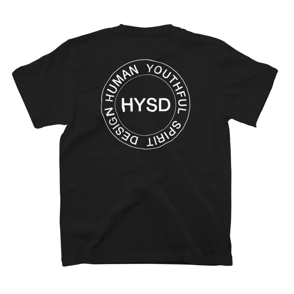 HYSDのHYSD サークルロゴ スタンダードTシャツの裏面