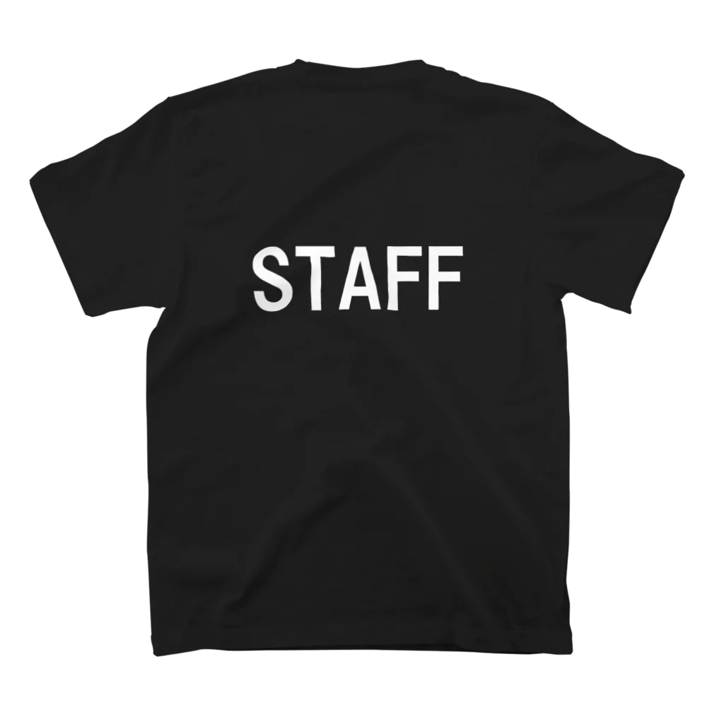 HYオンラインのSTAFF　白 スタンダードTシャツの裏面