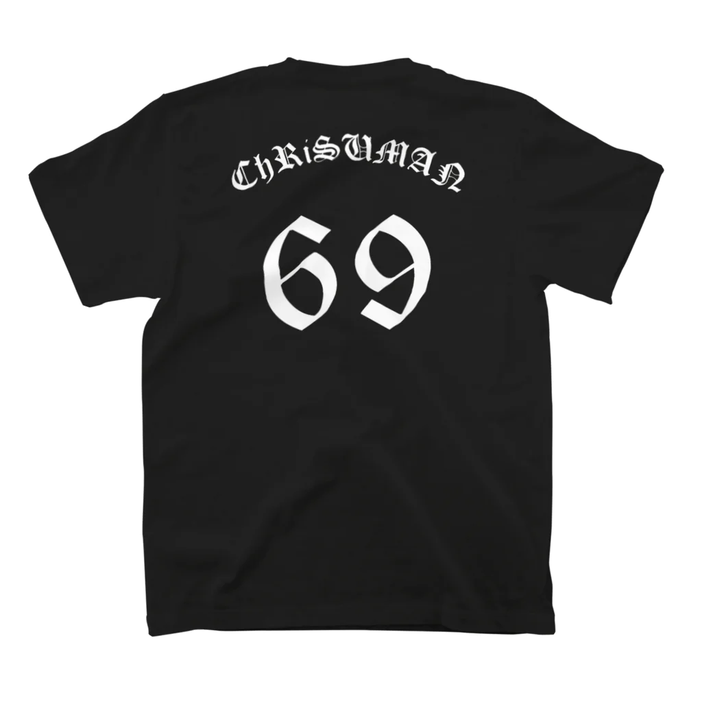 ChRiSUMAのChRiSUMA baseball logo スタンダードTシャツの裏面