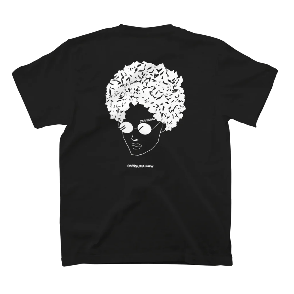 ChRiSUMAのChRiSUMA AFRO ChRiSUMAN スタンダードTシャツの裏面