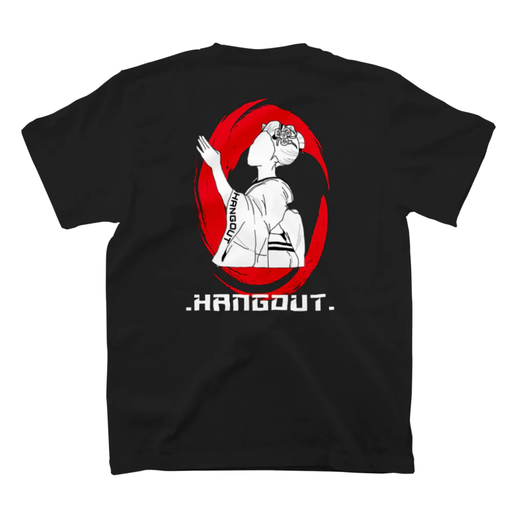 HANGOUTの.HANGOUT. × 舞妓さん スタンダードTシャツの裏面