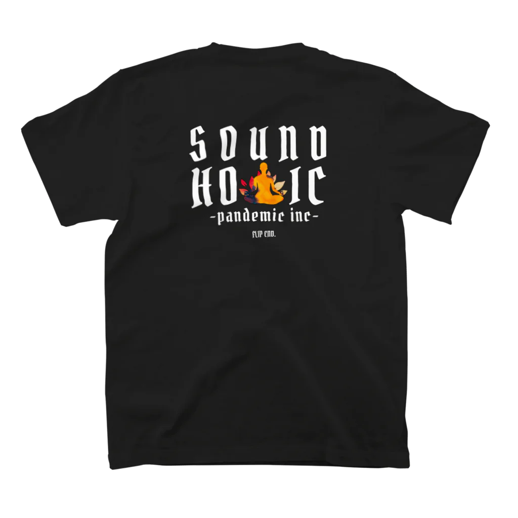 flip end.(フリップエンド)のfe.sound HOLIC スタンダードTシャツの裏面