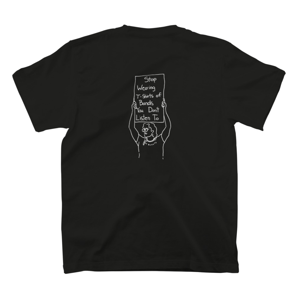 聞かないバンドのTシャツ着るな / Kyoko Fukuda 香子 ( kyokofukuda_yo )のスタンダードTシャツ通販 ∞ SUZURI(スズリ) 聞かないバンドのTシャツ着るな / Kyoko Fukuda 香子 ( kyokofukuda_yo )のスタンダードTシャツ通販 ∞ SUZURI(スズリ)