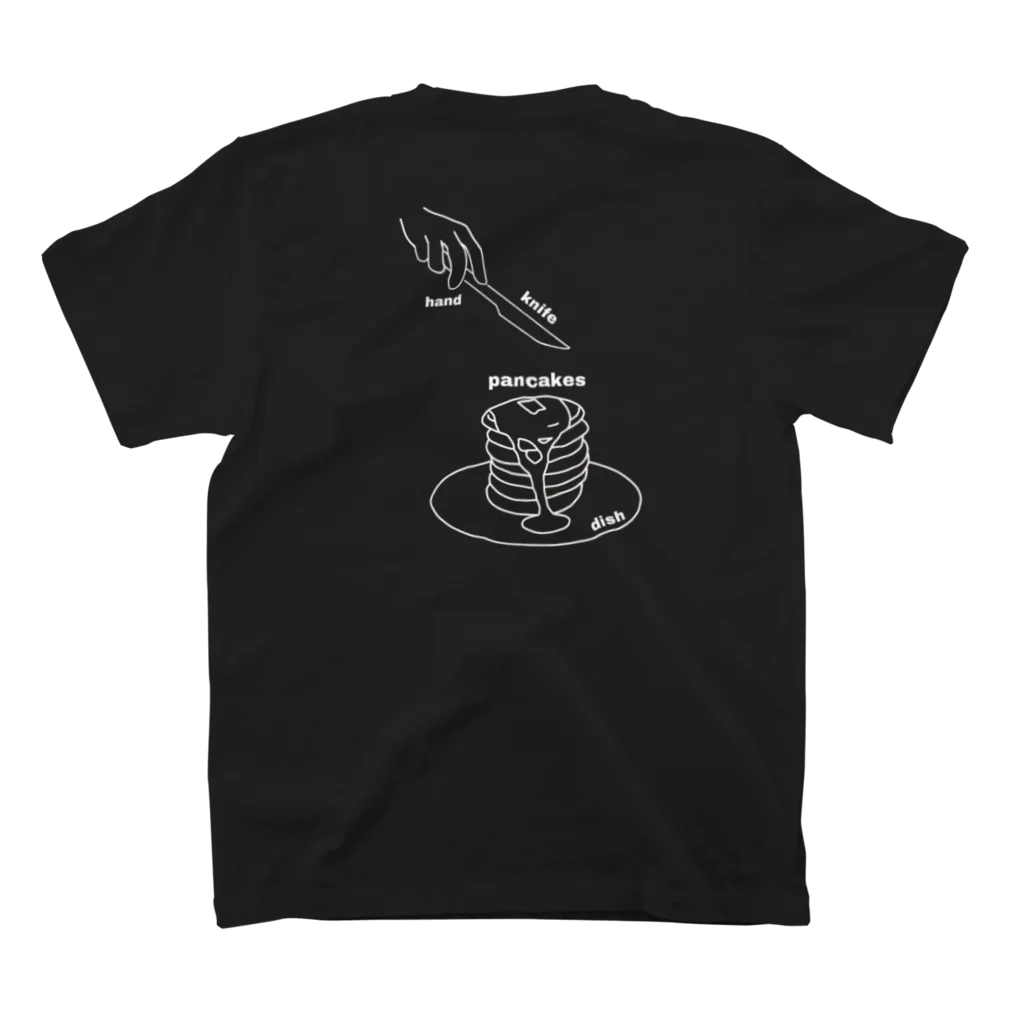 Mr.boyのパンケーキ スタンダードTシャツの裏面