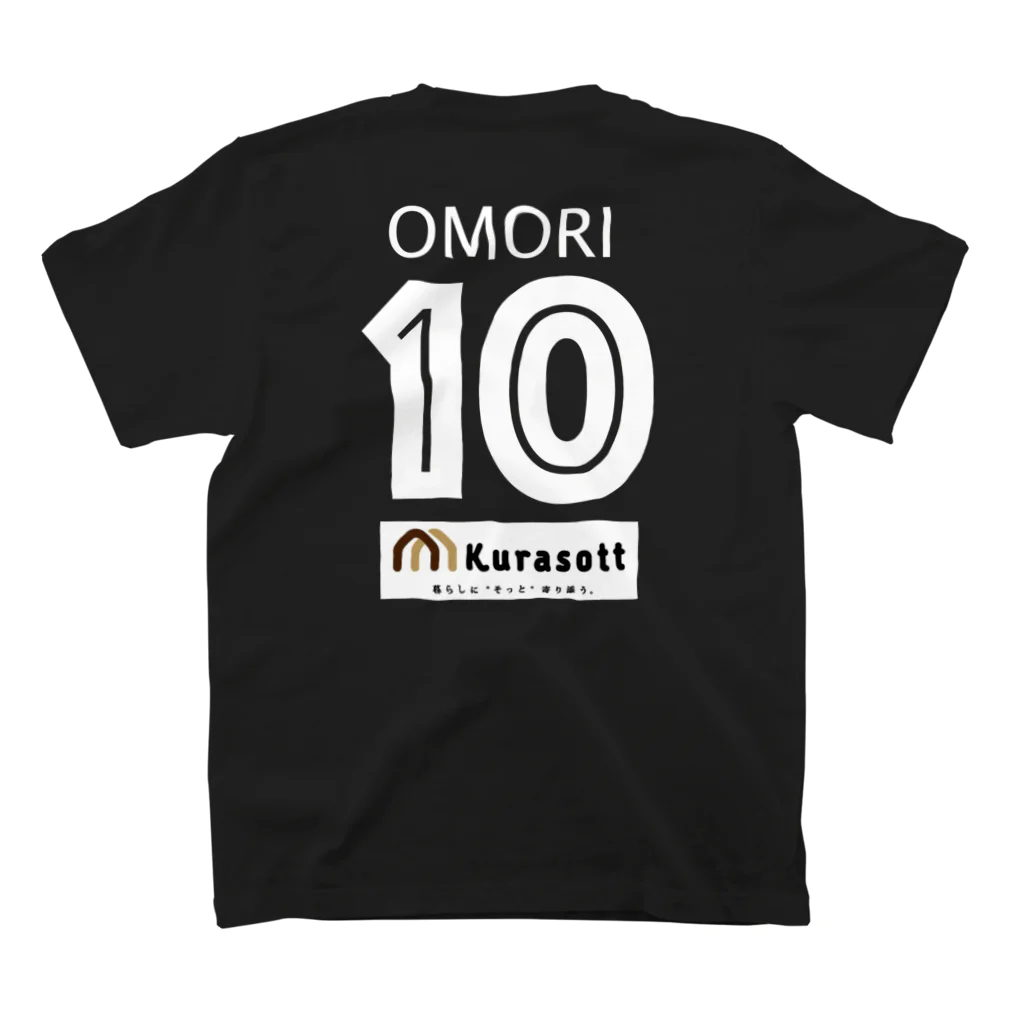 てすとの【10 OMORI】PLAYER−T スタンダードTシャツの裏面