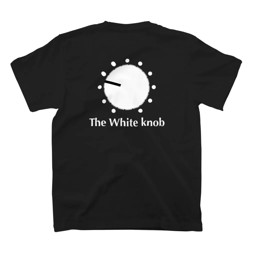 grandcanyon666のKnob series The White knob on Dark スタンダードTシャツの裏面