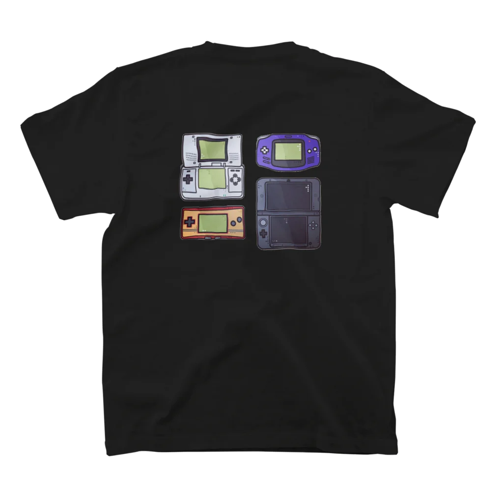 Gameboysのレトロゲーム スタンダードTシャツの裏面