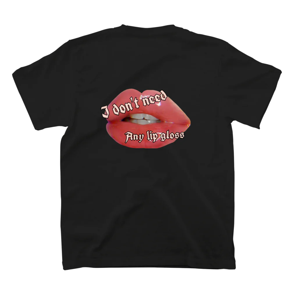 家で着るのを前提のLip gloss T スタンダードTシャツの裏面