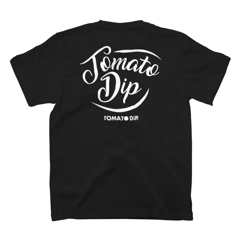 TOMATO DiPのBRUSH LOGO スタンダードTシャツの裏面