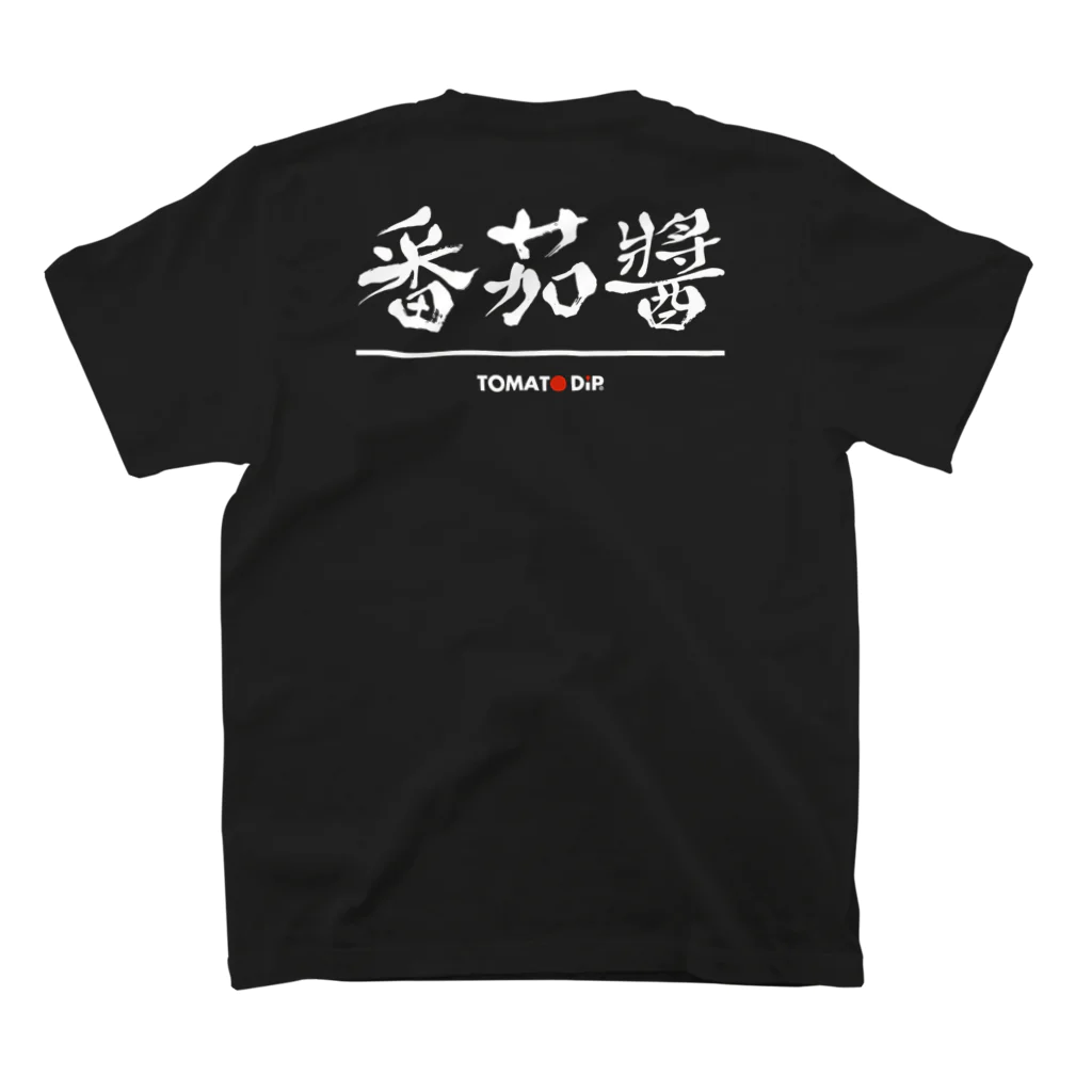 TOMATO DiPのCHINESE LOGO Black Regular Fit T-Shirtの裏面