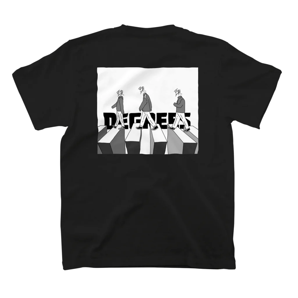 ディグリーズのdegrees スタンダードTシャツの裏面