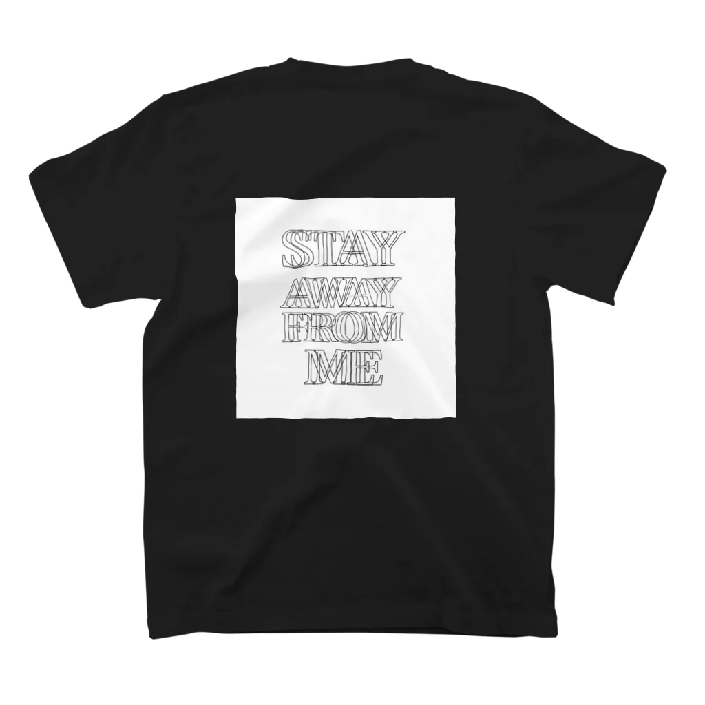 akr_のstay away3 スタンダードTシャツの裏面